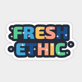 Fresh Ethic Stars Sticker